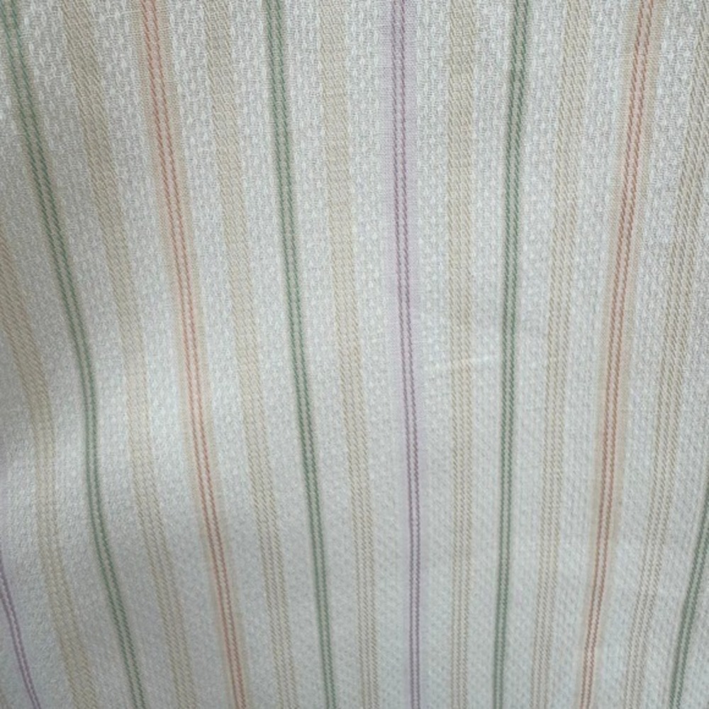 Liz Sport Vtg Pastel Striped Long Sleeve Button Up Shirt‎ Women's Sz L - Picture 10 of 13